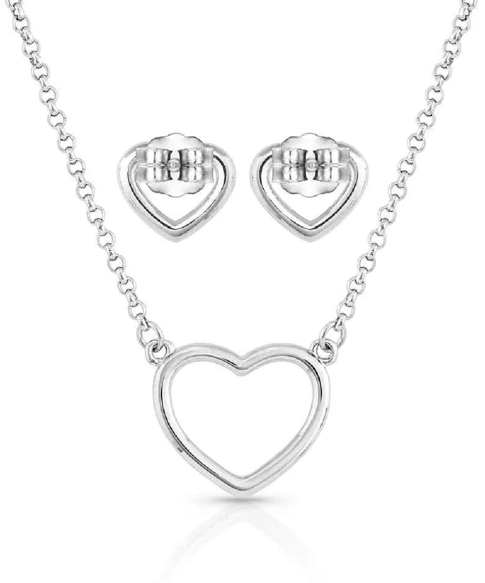 Montana Silversmiths Women's Heart Jewelry Set - Image 2
