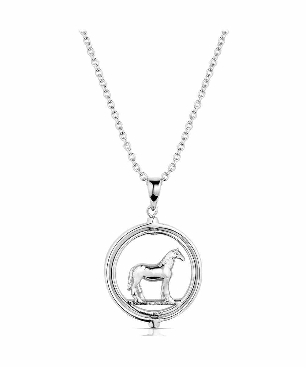 Montana Silversmiths Women's Horses Of The World Necklace - Image 2