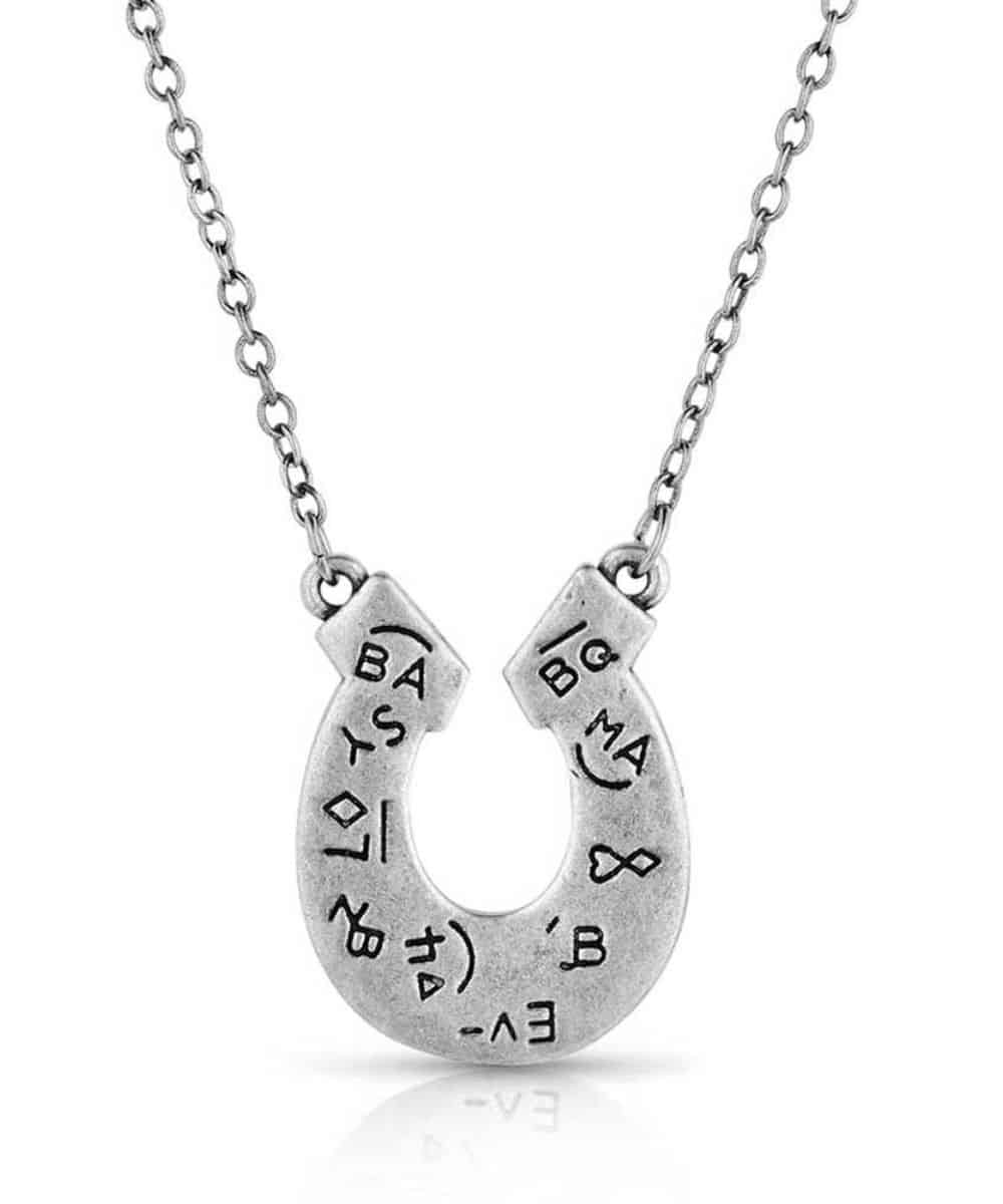Montana Silversmiths Women's Horseshoe Necklace - Image 2