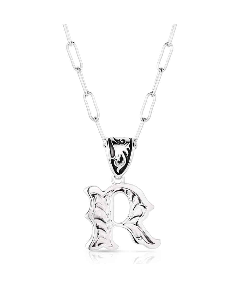 Montana Silversmiths Women's Western Initial Necklace - Image 10