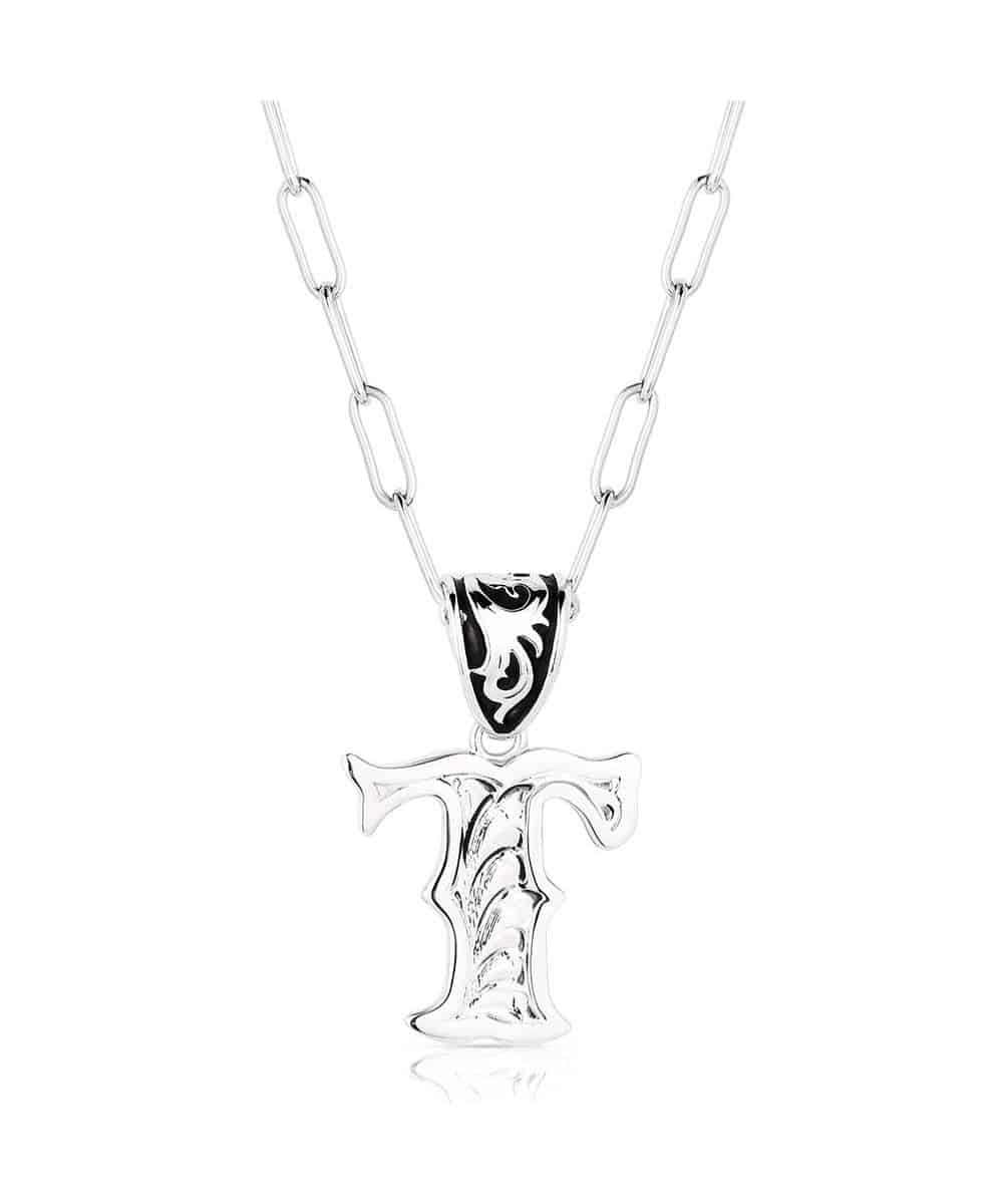 Montana Silversmiths Women's Western Initial Necklace - Image 12