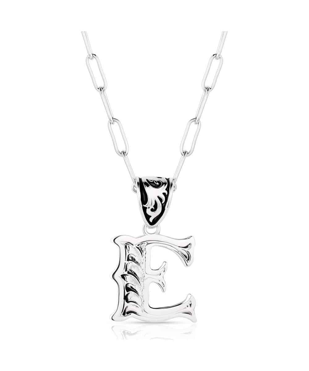 Montana Silversmiths Women's Western Initial Necklace - Image 5