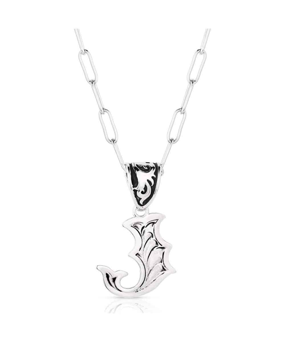 Montana Silversmiths Women's Western Initial Necklace - Image 6