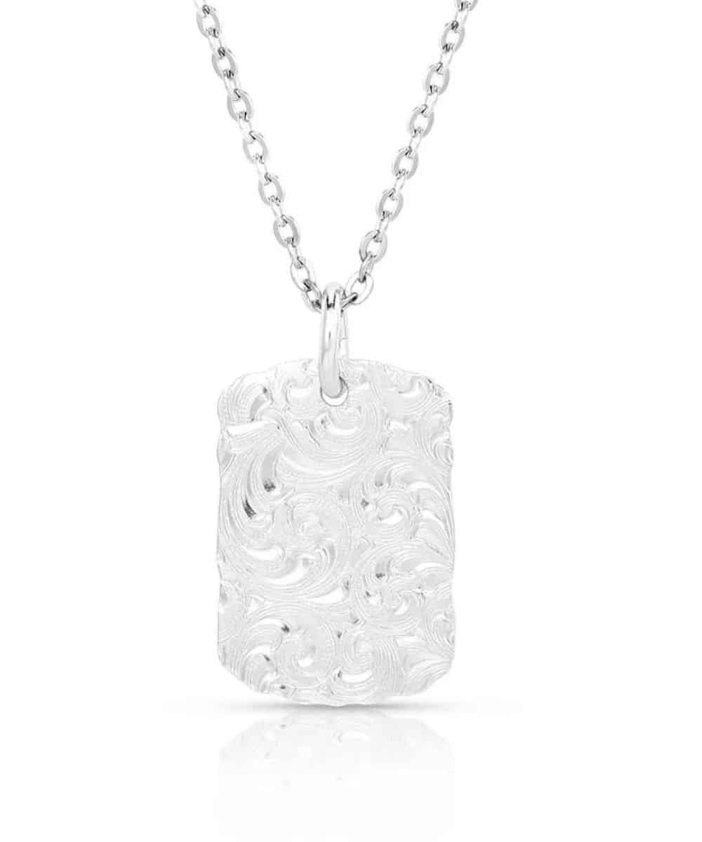 Montana Silversmiths Women's Kennadee's Kindness Tag Necklace - Image 2
