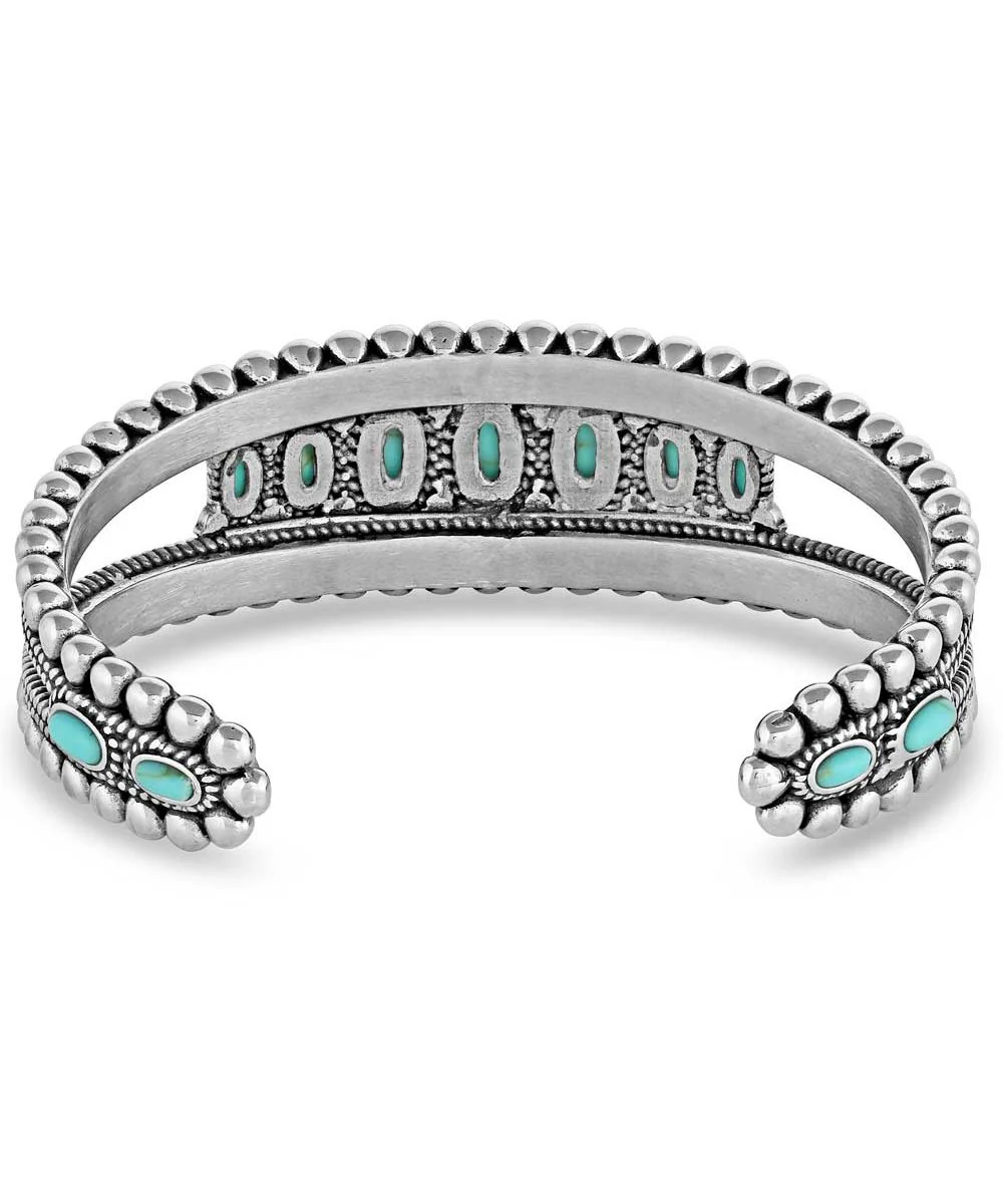 Montana Silversmiths Women's Lucky Roads Cuff Bracelet - Image 2