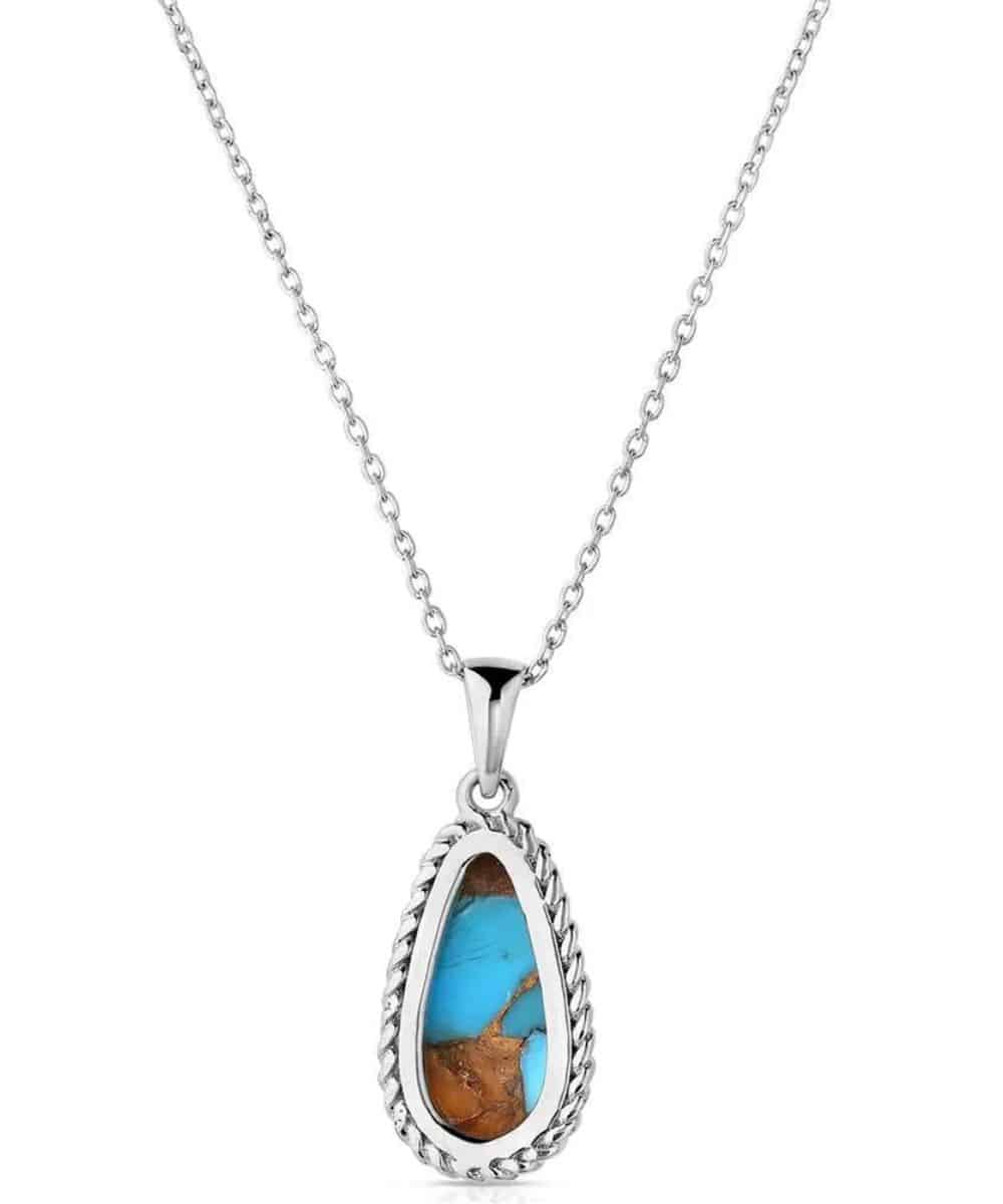 Montana Silversmiths Women's Mountain Glacier Necklace - Image 2