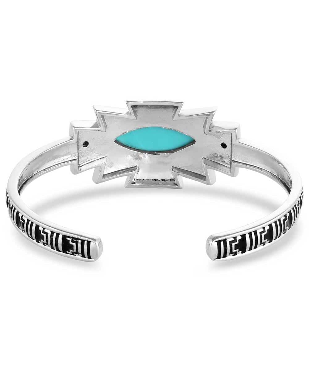 Montana Silversmiths Women's Ocean Storm Cloud Cuff Bracelet - Image 2
