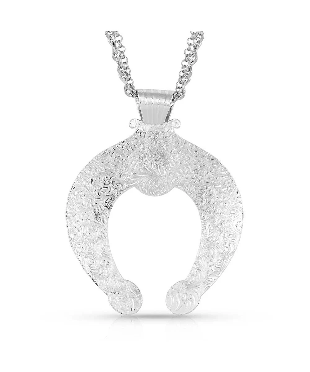 Montana Silversmiths Women's Romancing The Stone Squash Blossom Necklace - Image 2