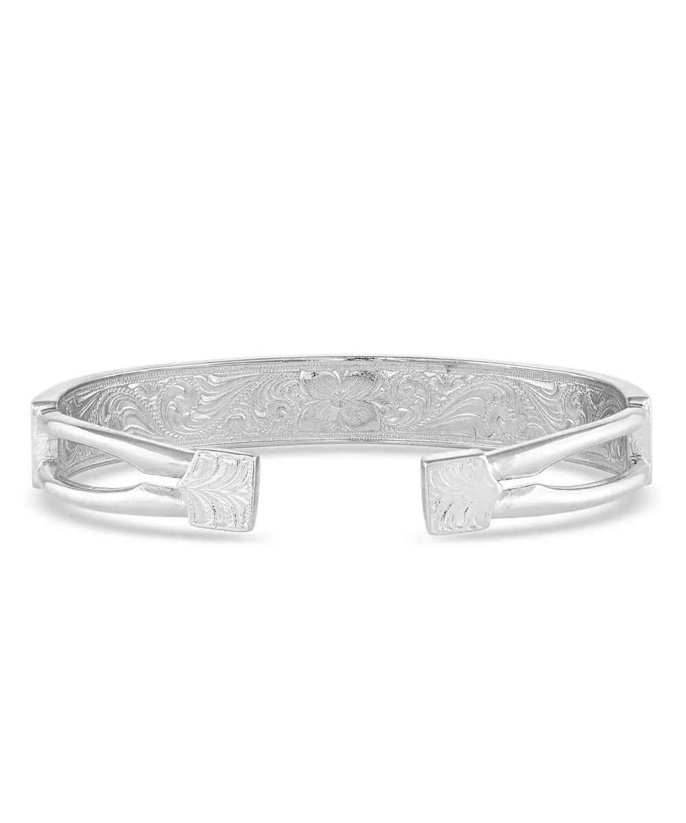 Montana Silversmiths Wrangler Legends Denim Mosaic Cuff Bracelet - Image 2