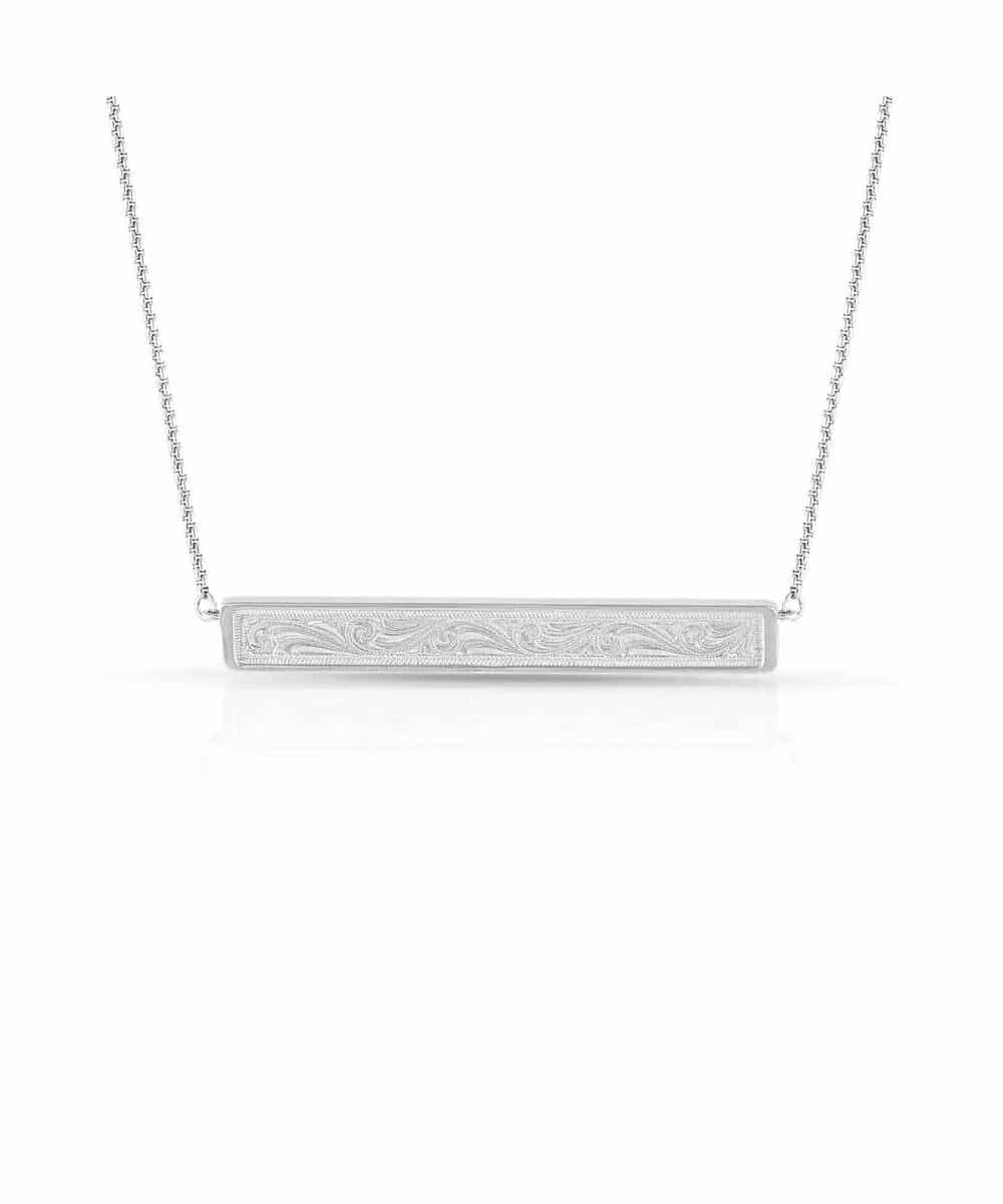 Montana Silversmiths Women's Wrangler Legends Denim Necklace - Image 2