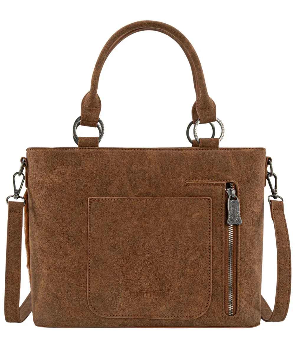 Montana West Women's Trinity Ranch Cowhide Tote - Image 2