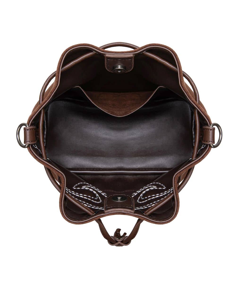 Montana West Women's Boot Stitch Drawstring Crossbody Bag - Image 3