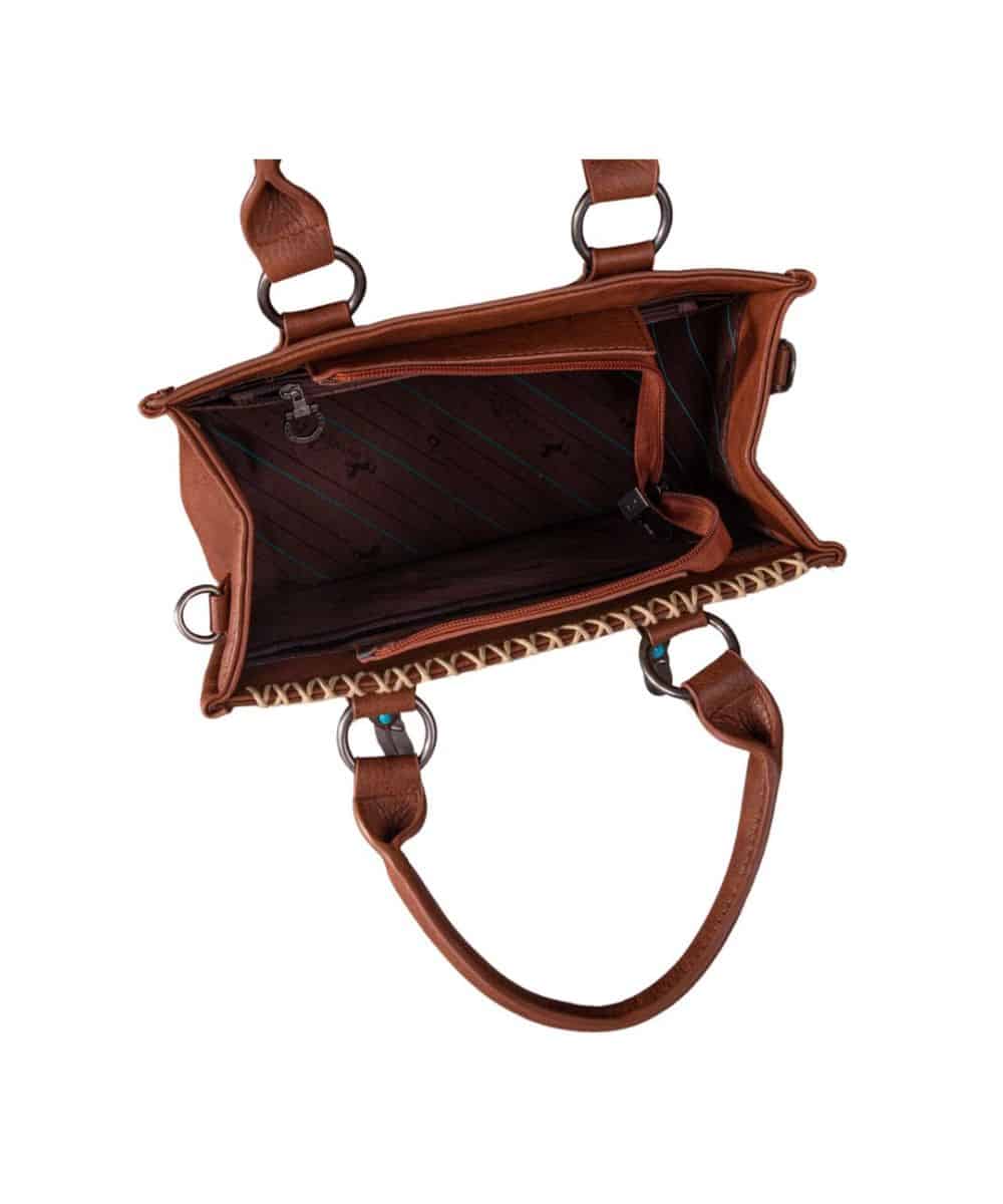 Montana West Women's Feather Tote Purse - Image 3