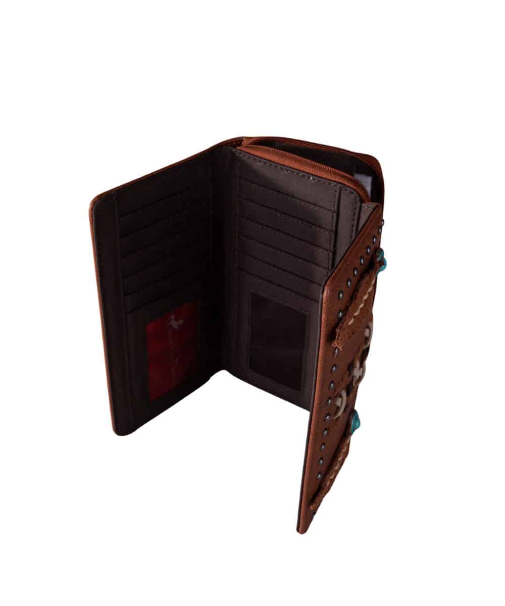 Montana West Women's Feather Wallet - Image 3