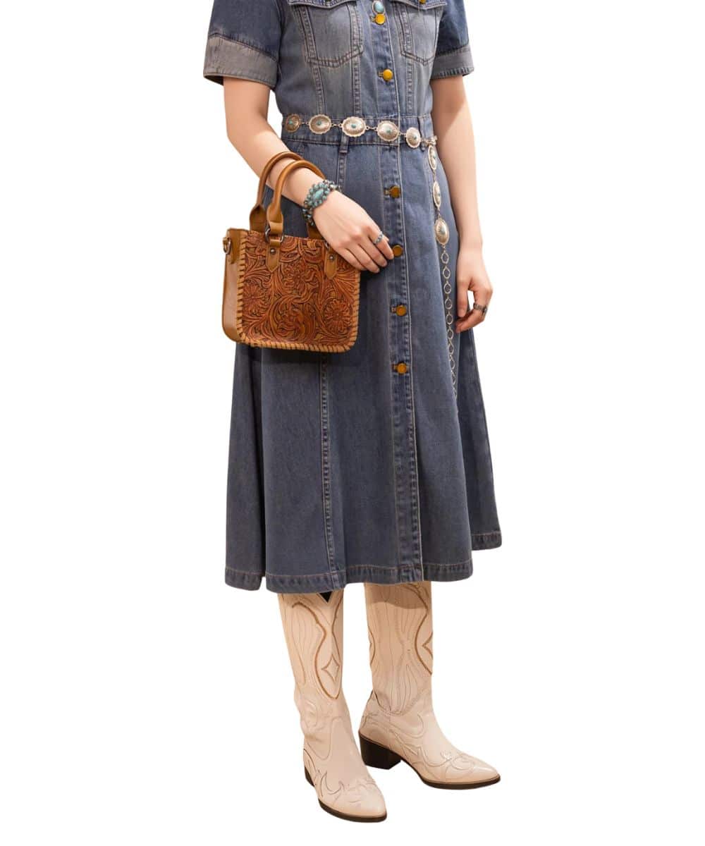 Montana West Women's Trinity Ranch Mini Tote Purse - Image 4