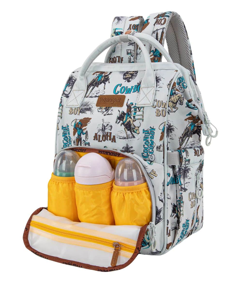 Montana West Women's Wrangler Callie  Backpack/Diaper Bag - Image 3