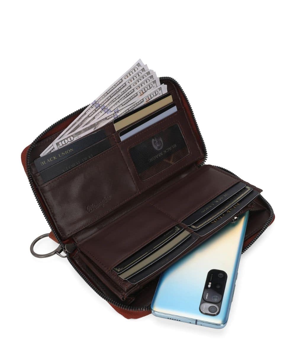 Montana West Women's Wrangler Cow Print Wallet - Image 2
