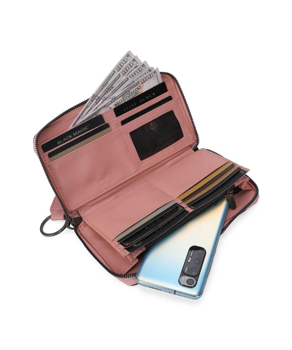 Montana West Women's Wrangler Cow Print Wallet - Image 2