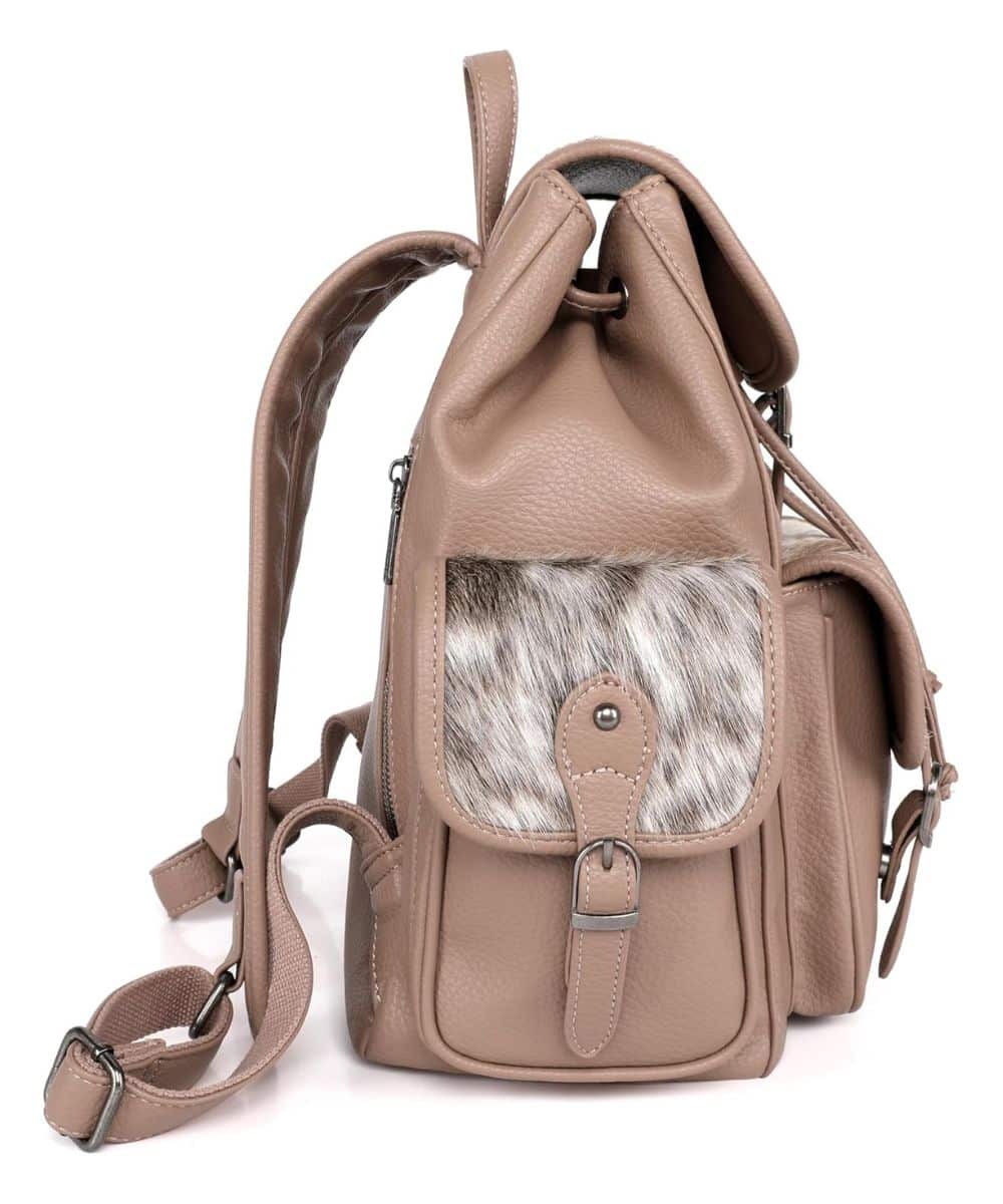 Montana West Women's Wrangler Cowhide Backpack - Image 4