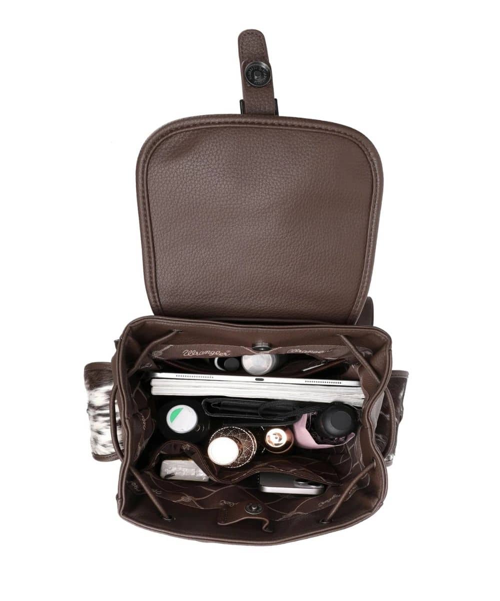 Montana West Women's Wrangler Cowhide Backpack - Image 3