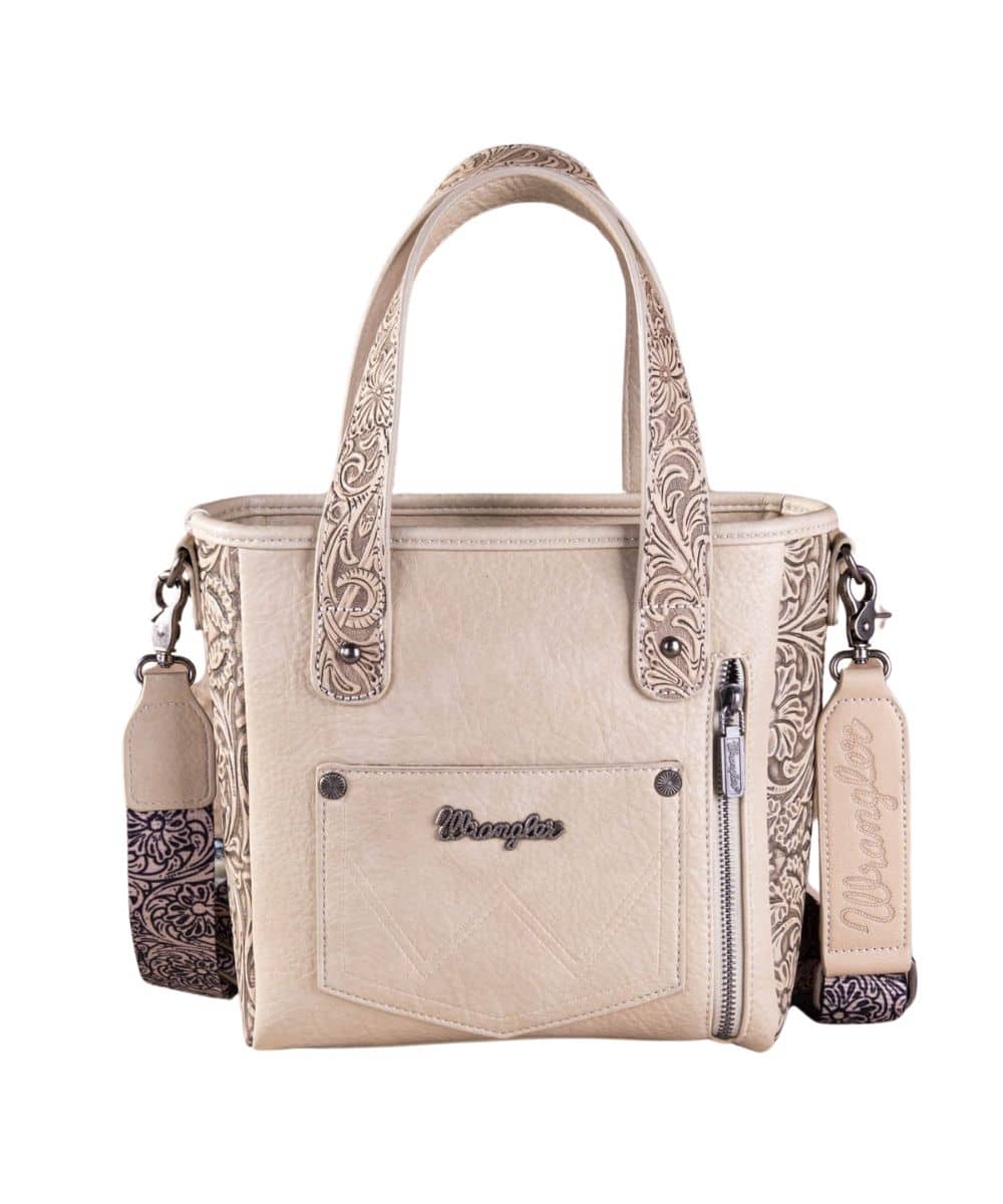 Montana West Women's Wrangler Cowhide Tote Purse - Image 2