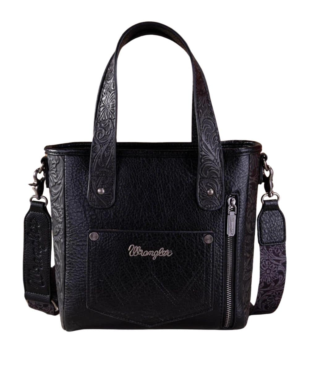Montana West Women's Wrangler Cowhide Tote Purse - Image 2