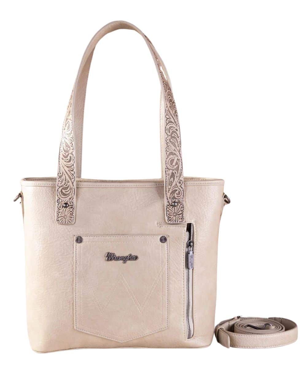 Montana West Women's Wrangler Cowhide Tote Purse - Image 2