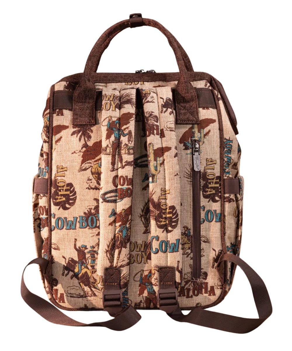 Montana West Women's Wrangler Retro Cowboy Backpack - Image 2
