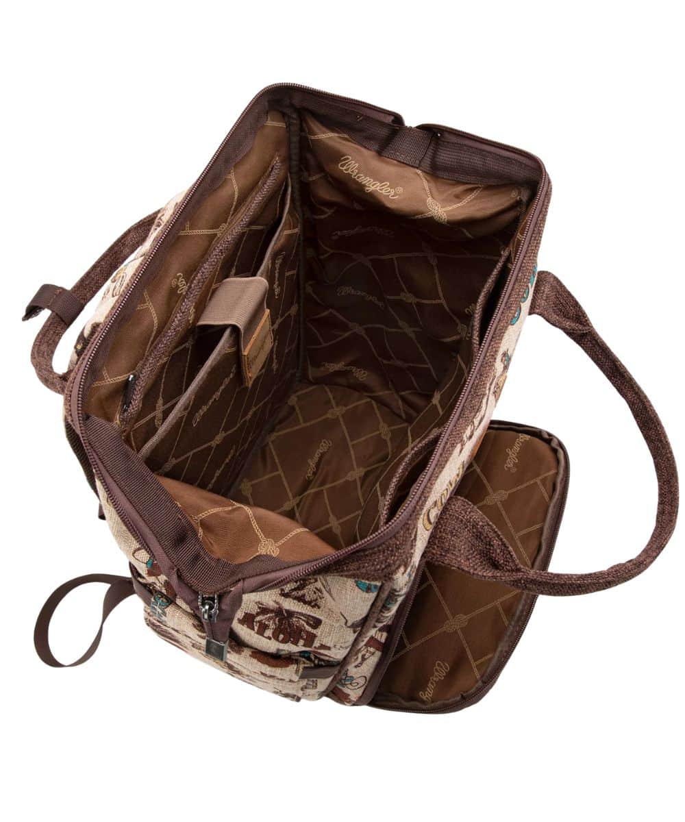 Montana West Women's Wrangler Retro Cowboy Backpack - Image 3