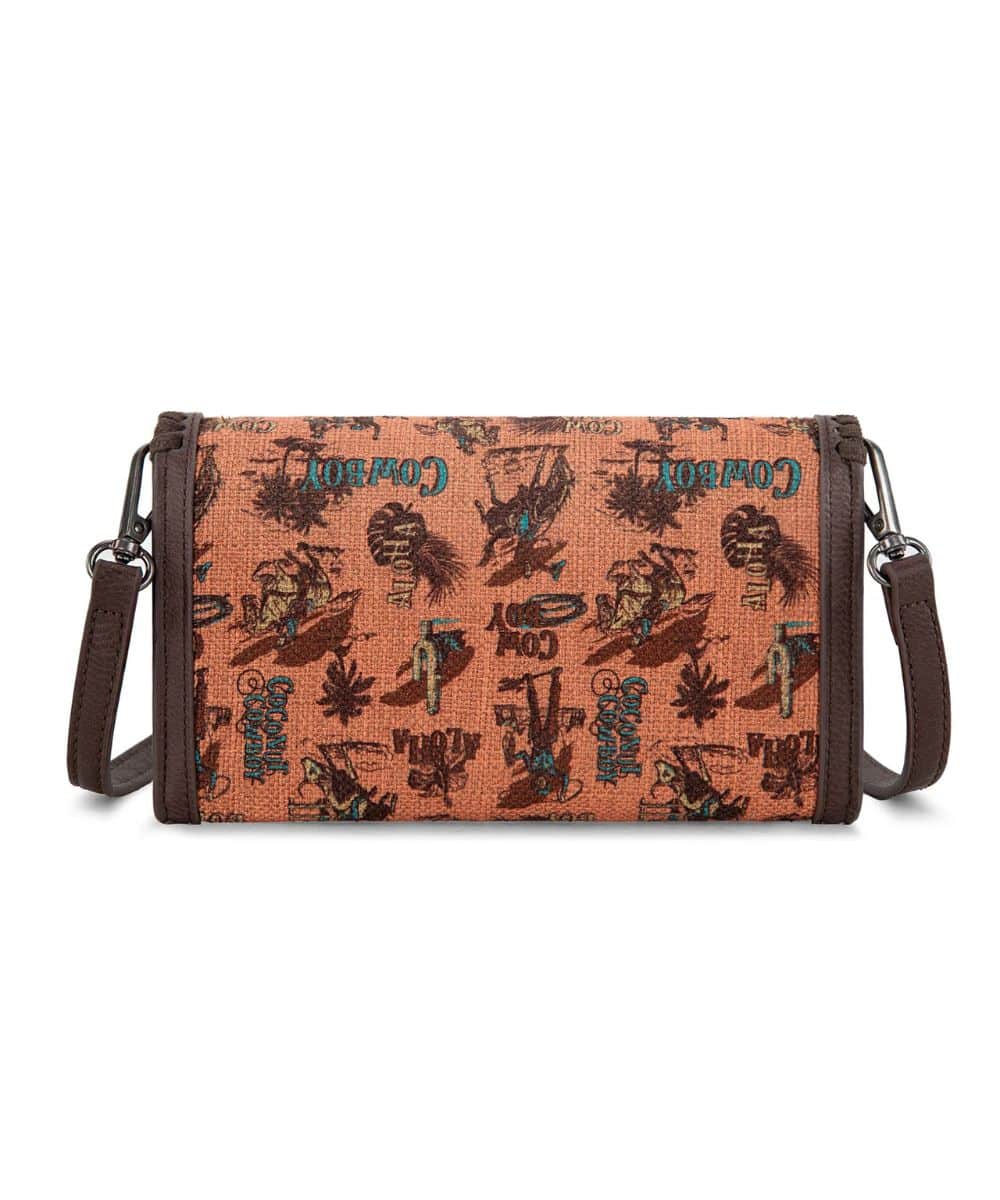 Montana West Women's Wrangler Retro Cowboy Crossbody Wallet - Image 2