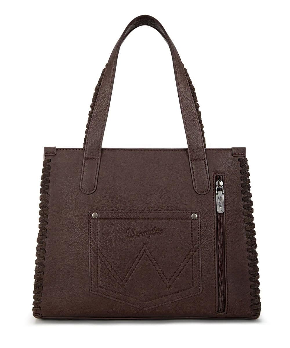 Montana West Women's Wrangler Retro Cowboy Satchel Purse - Image 2
