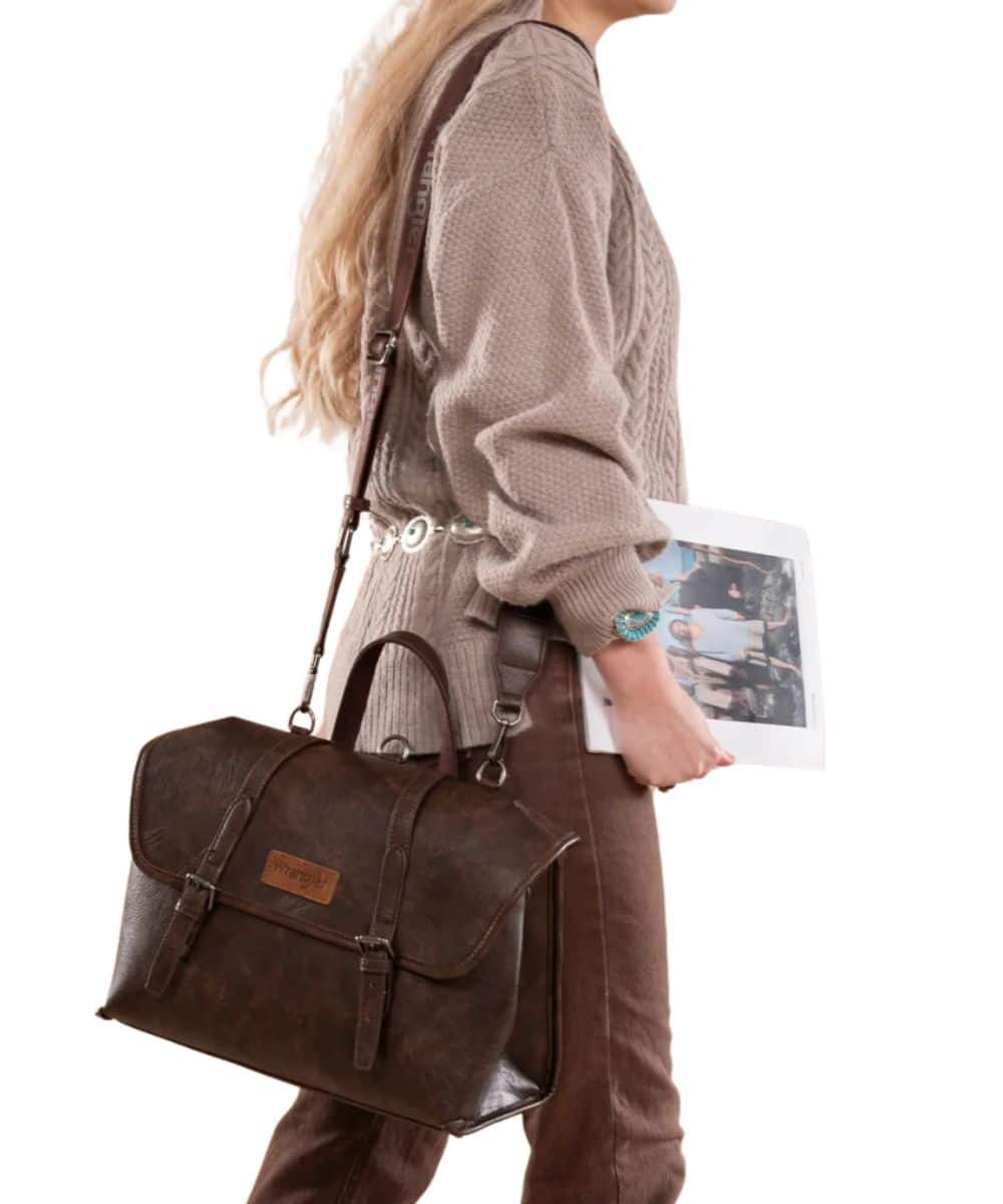 Montana West Women's Wrangler Satchel Handbag - Image 6