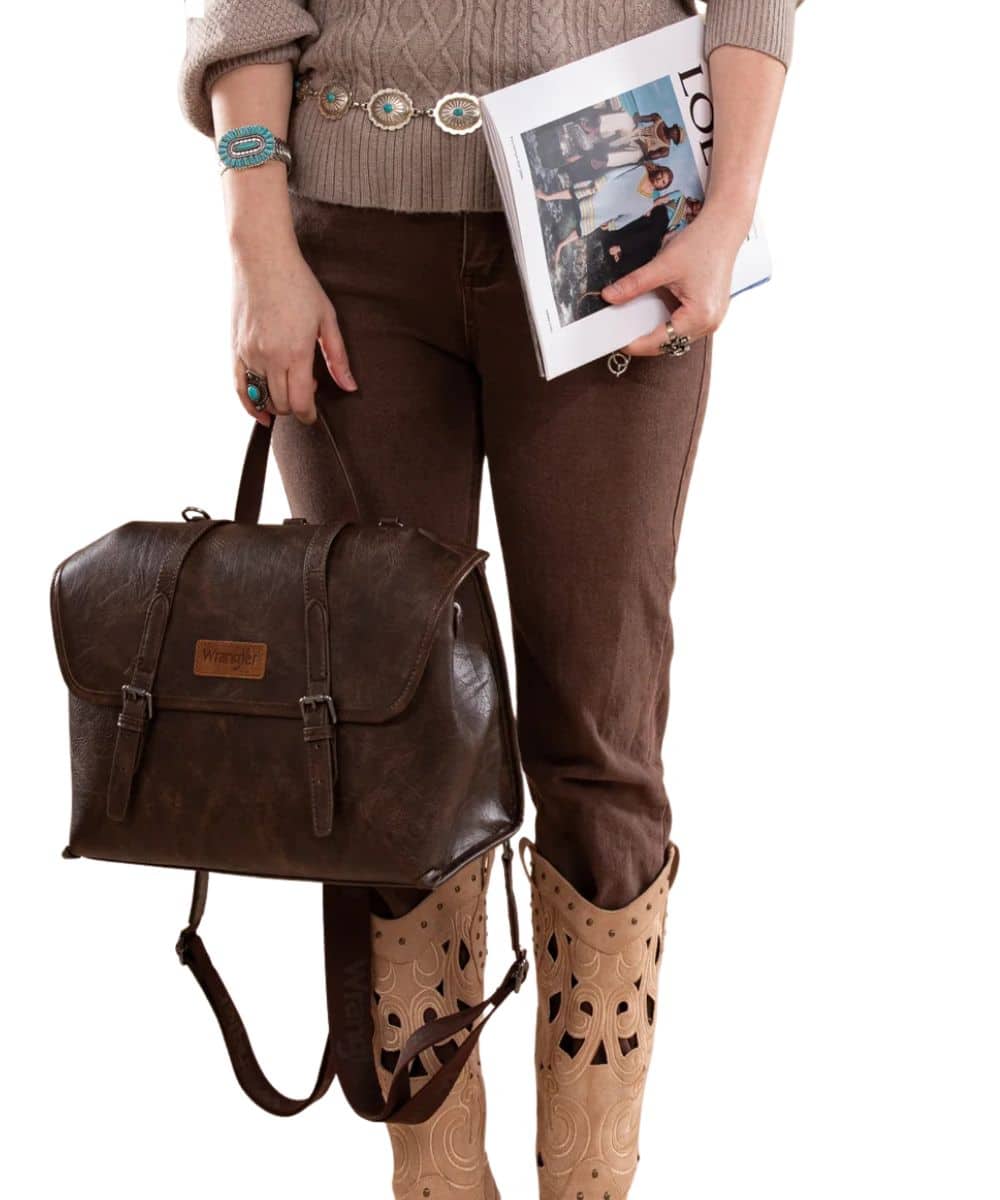 Montana West Women's Wrangler Satchel Handbag - Image 8