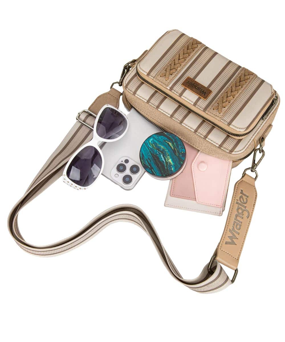 Montana West Women's Wrangler Stripe Crossbody Purse - Image 2