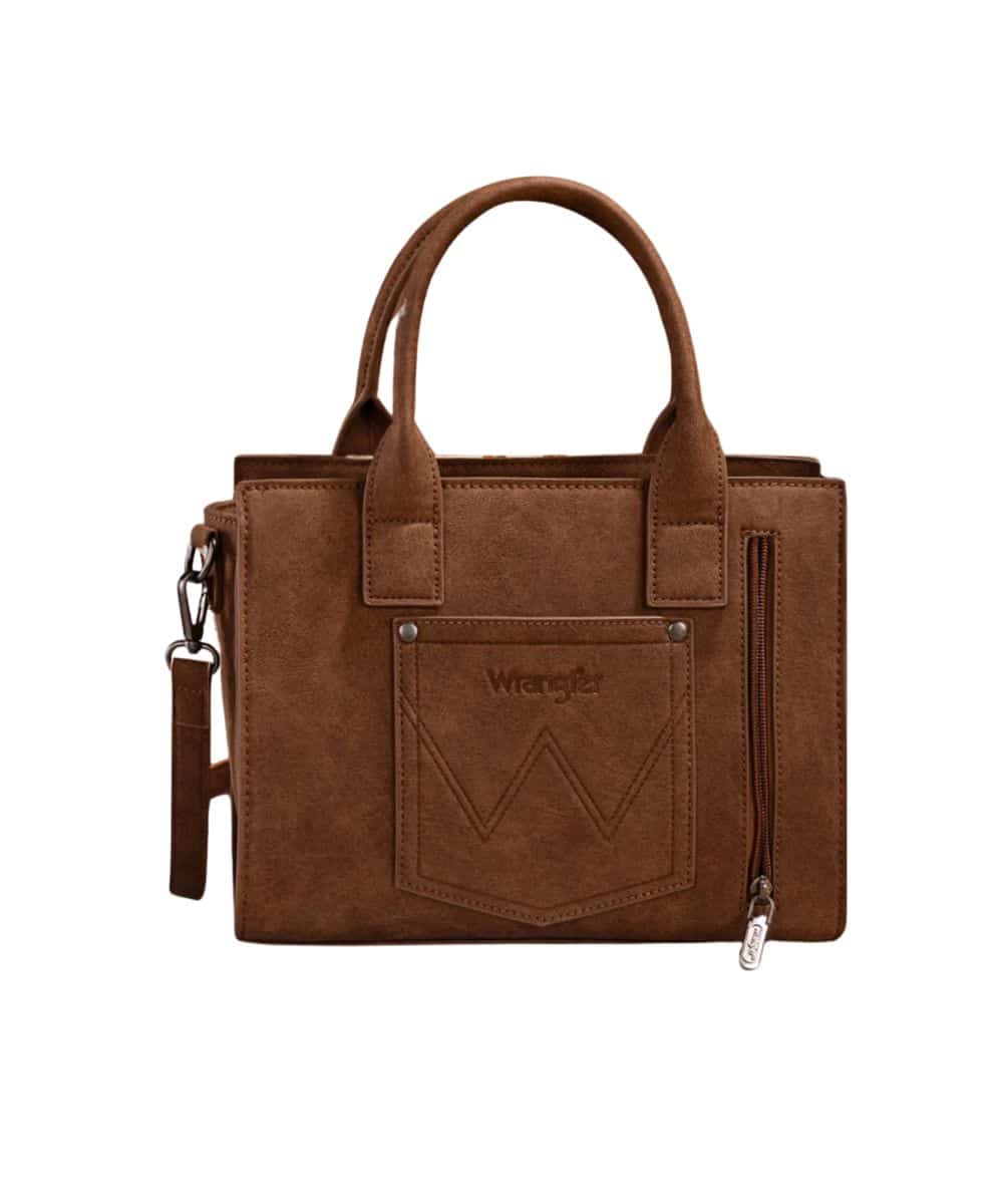 Montana West Women's Wrangler Tooled Aztec Tote Purse - Image 2