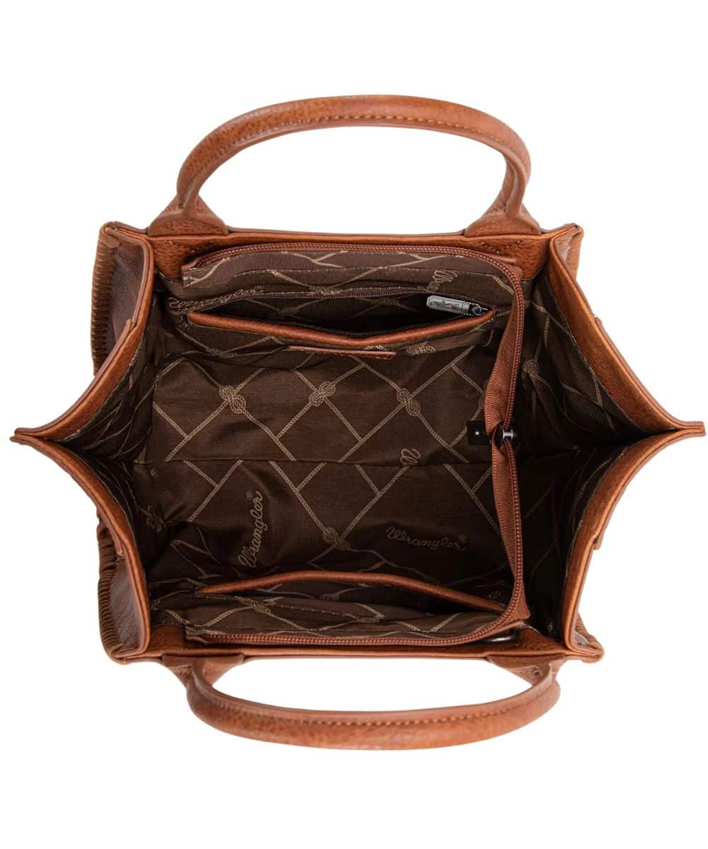 Montana West Women's Wrangler Trapezoid Concealed Carry Tote Purse - Image 3