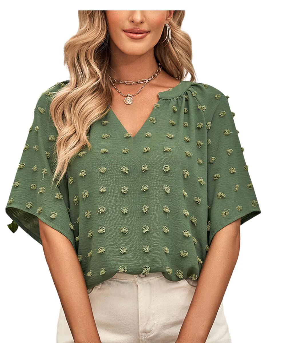 Mountain Valley Women's Swiss Dot Blouse - Image 2