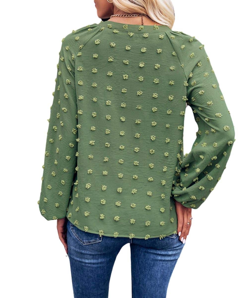Mountain Valley Women's Swiss Dot Blouse - Image 2