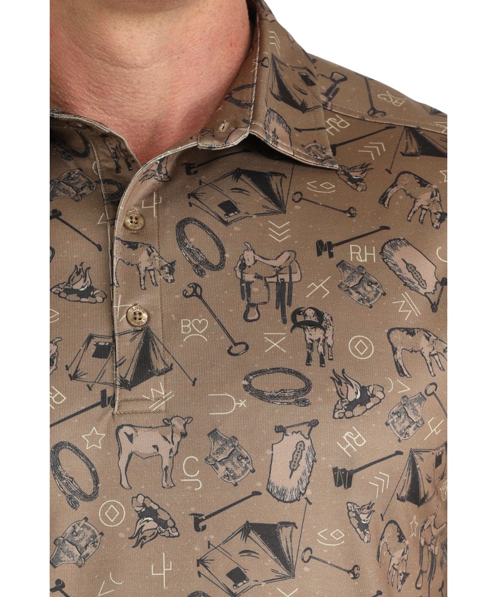 Cinch Men's Western Polo Shirt - Image 2