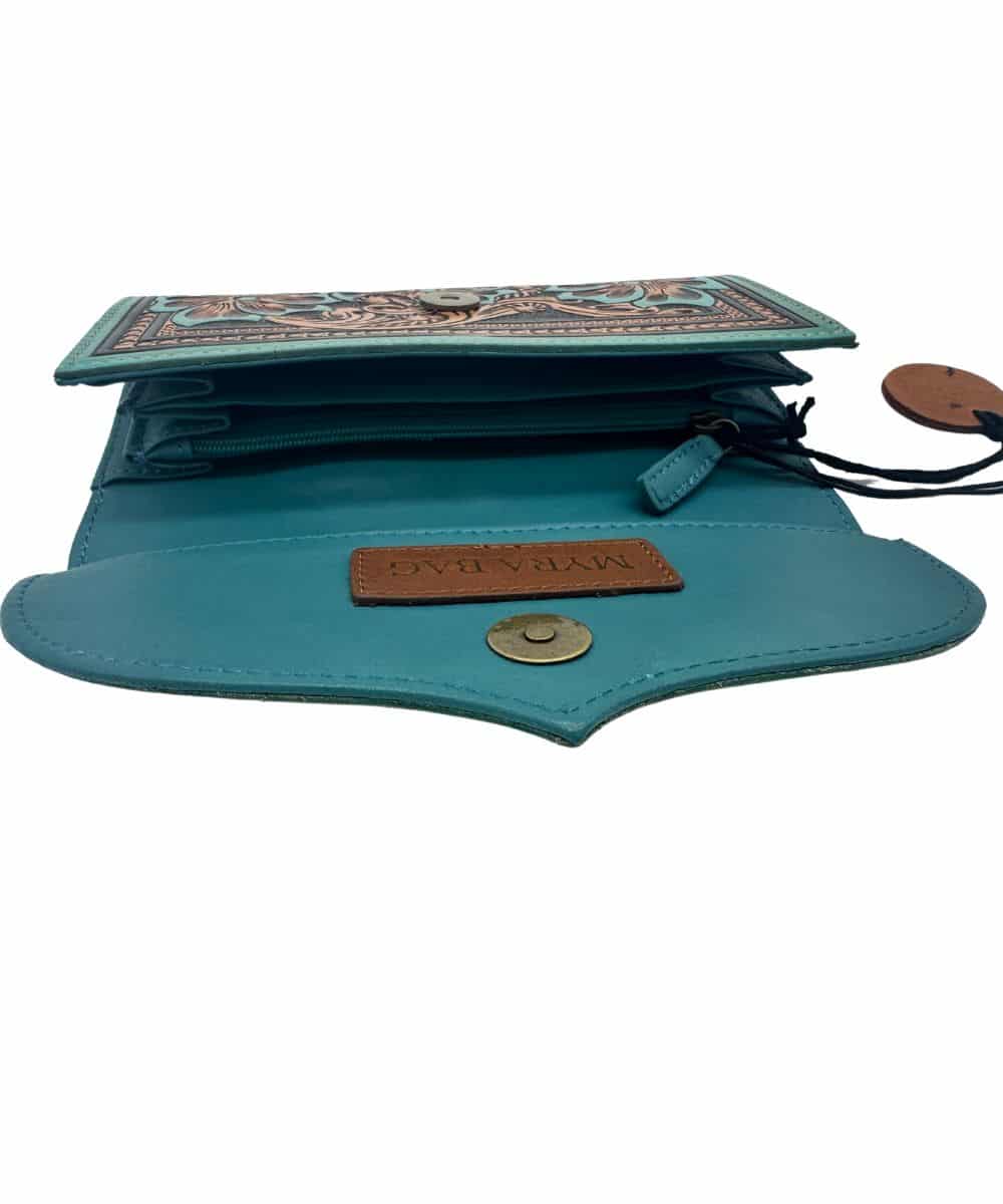 Myra Bags Women's Flower Crest Ridge Wallet - Image 3
