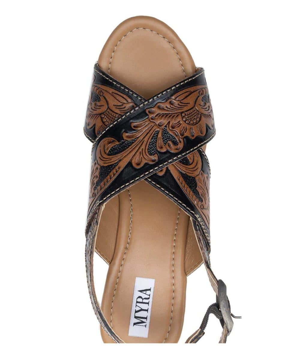 Myra Bags Women's Flower Ridge Sandal - Image 3