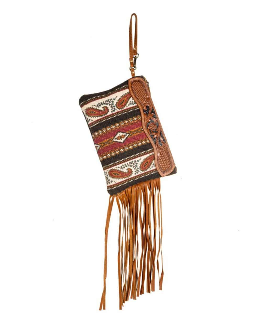 Myra Bags Women's Mojave Paisley Wristlet - Image 4