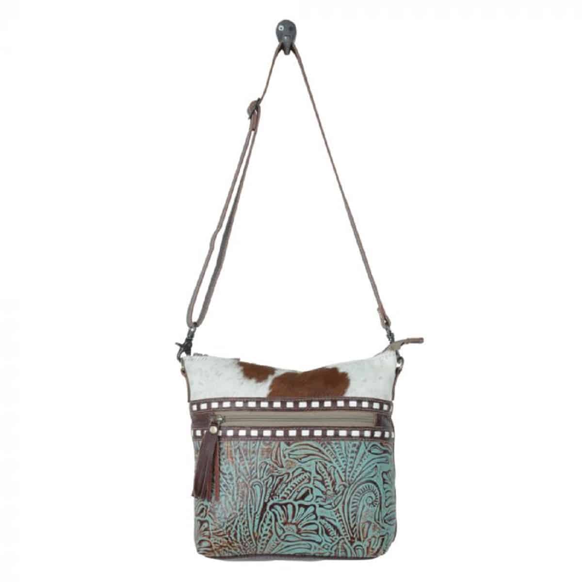 Myra Bags Women's Delphine Canvas & Hairon Bag - Image 3