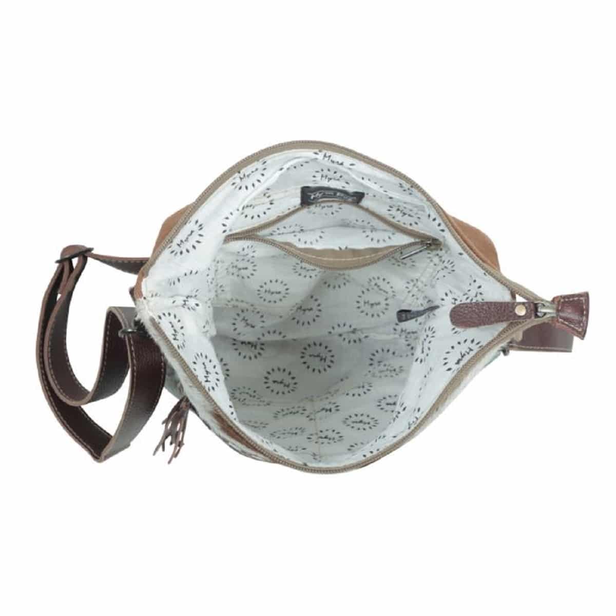 Myra Bags Women's Delphine Canvas & Hairon Bag - Image 4