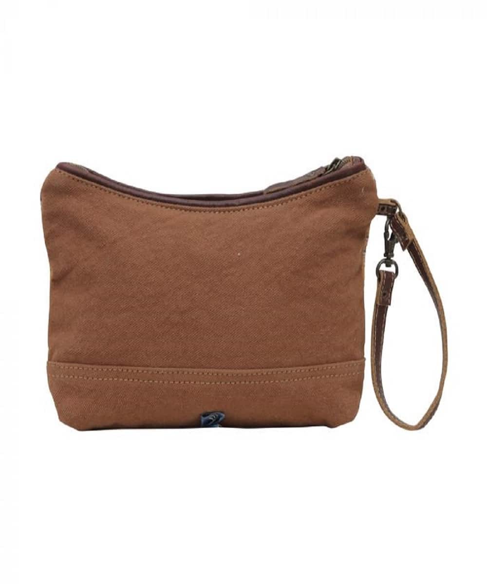 Myra Bags Women's Gingerbread Brown Pouch - Image 2