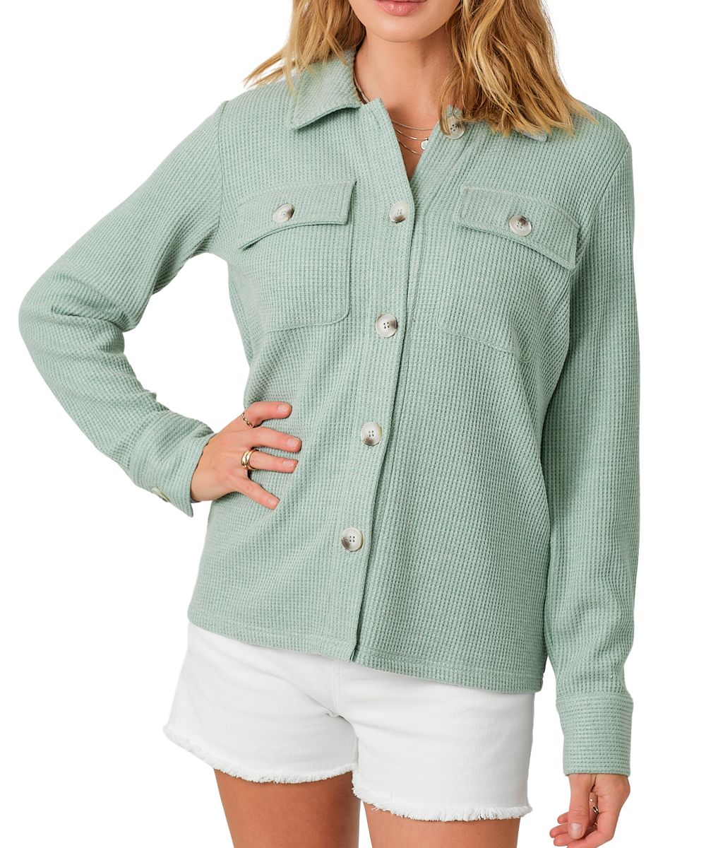 Mystree Women's Thermal Shacket - Image 3