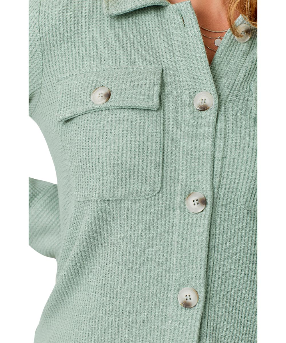 Mystree Women's Thermal Shacket - Image 4