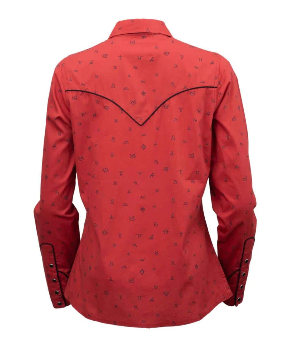 Outback Trading Co. Women's Cattle Brand Snap Shirt - Image 2