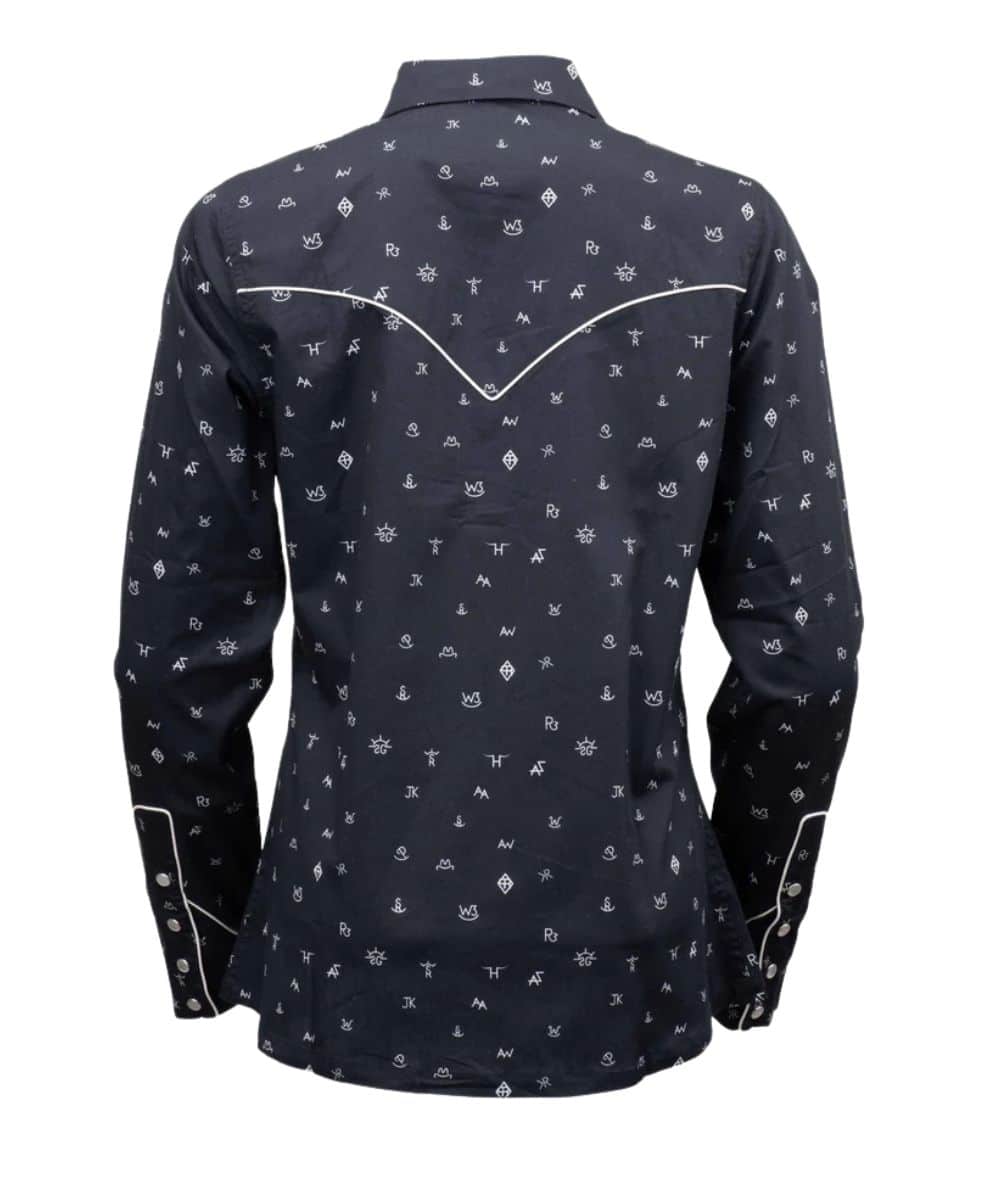 Outback Trading Co. Women's Cattle Brand Snap Shirt - Image 4