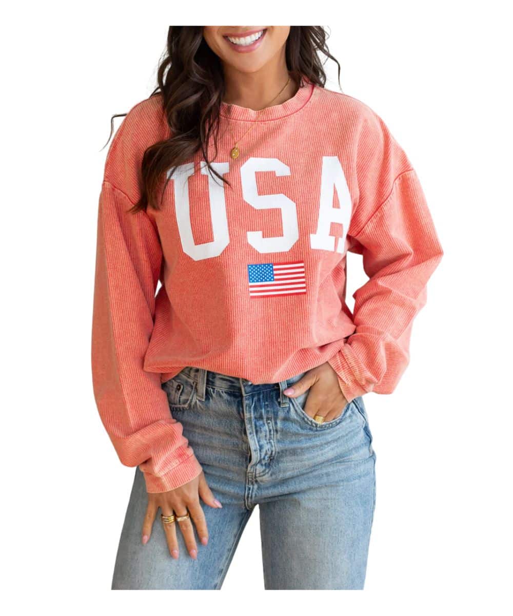 Panache Apparel Women's USA Sweatshirt